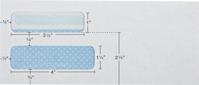 White with Security Tint 24lb #10 Double Window Envelopes (4 1/8 x 9 1/2) with Redi Seal