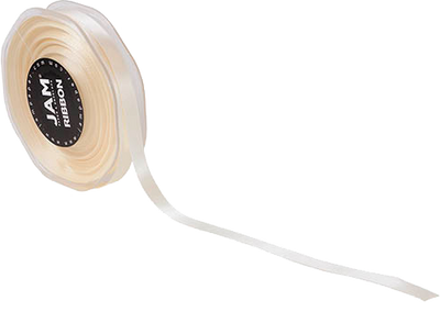 Ivory Satin 3/8 Inch x 25 Yards Ribbon