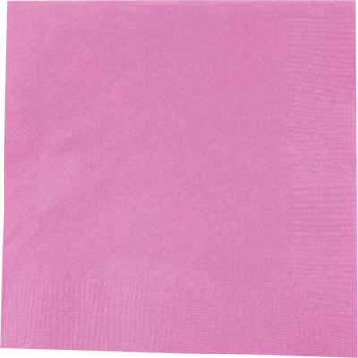 Fuchsia 6 1/2 x 6 1/2 3-Ply Lunch Napkins