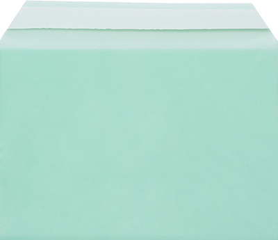 Green 1.6mil 5 1/16 x 7 3/16 Cello Envelopes with Peel & Seal
