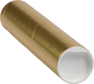 Gold 2 x 9 Mailing Tubes