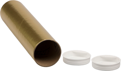 Gold 2 x 9 Mailing Tubes