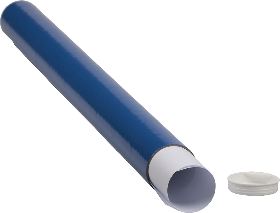Blue 2 x 24 Mailing Tubes