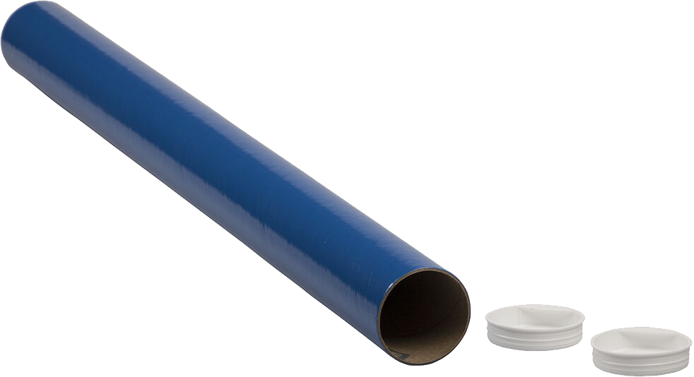 Blue 2 x 24 Mailing Tubes