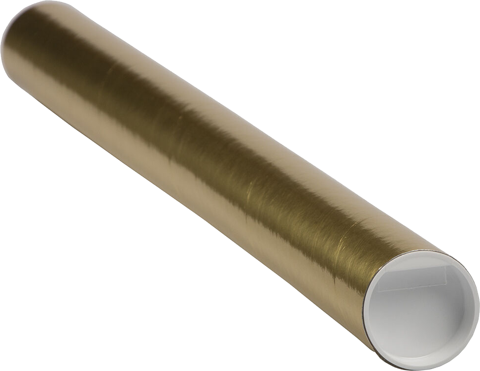 Gold 2 x 24 Mailing Tubes
