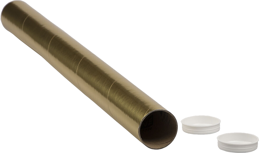 Gold 2 x 24 Mailing Tubes