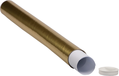 Gold 2 x 24 Mailing Tubes