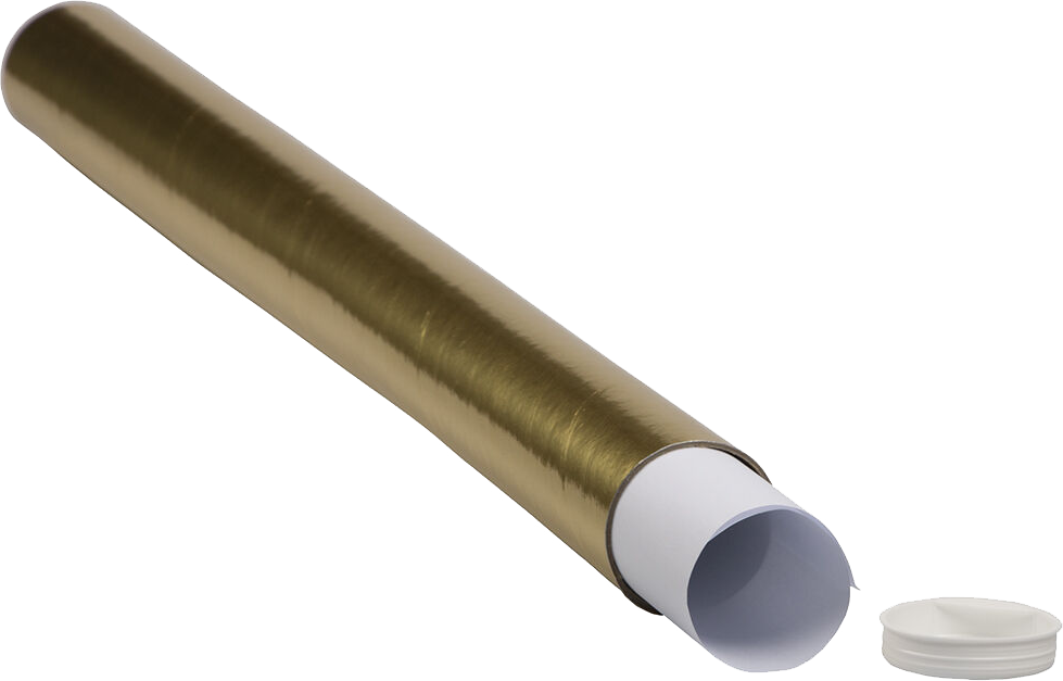 Gold 2 x 24 Mailing Tubes