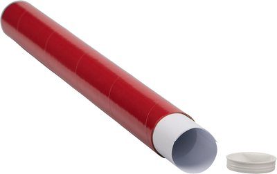 Red 2 x 24 Mailing Tubes