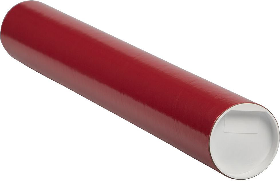 Red 3 x 24 Mailing Tubes