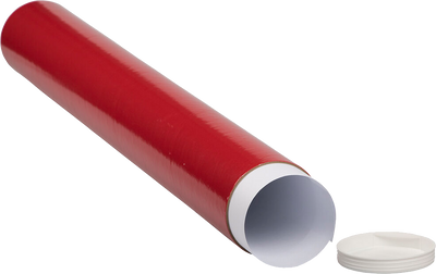 Red 3 x 24 Mailing Tubes