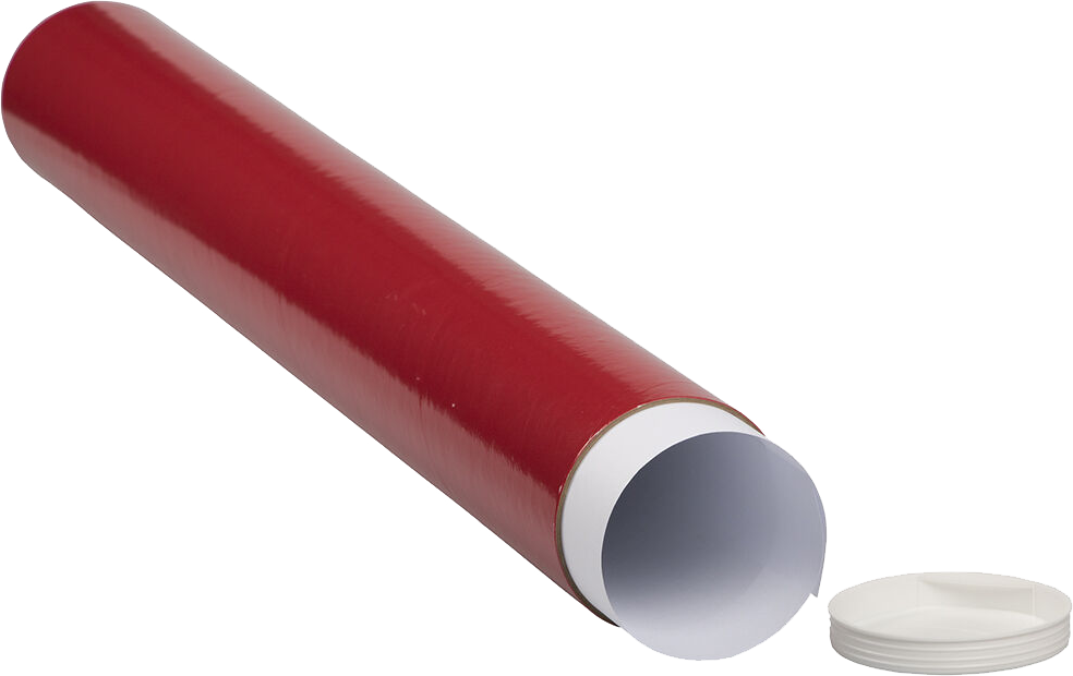 Red 3 x 24 Mailing Tubes
