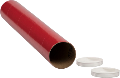 Red 3 x 24 Mailing Tubes
