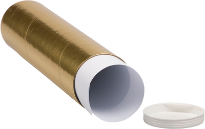 Gold 3 x 12 Mailing Tubes