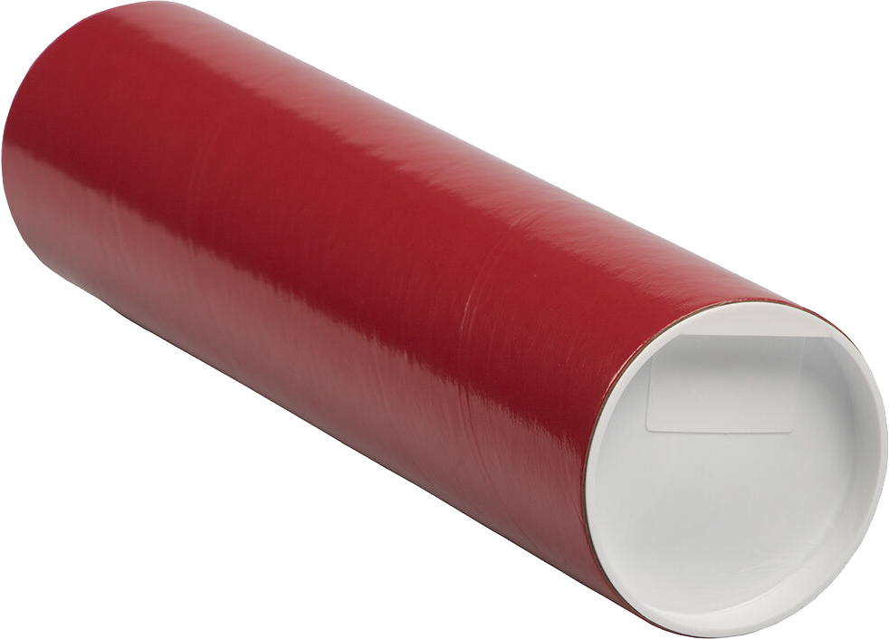 Red 3 x 12 Mailing Tubes
