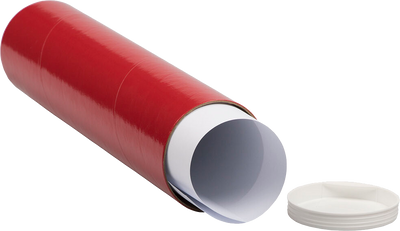 Red 3 x 12 Mailing Tubes