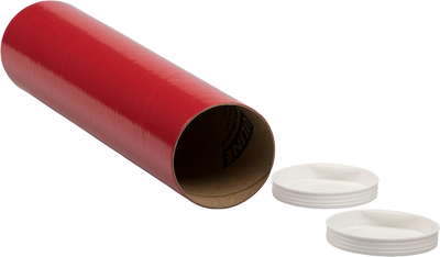Red 3 x 12 Mailing Tubes