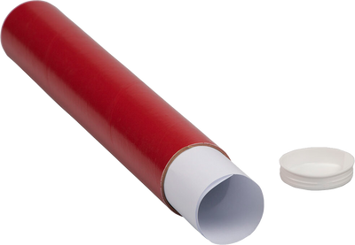Red 2 x 12 Mailing Tubes