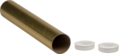 Gold 2 x 12 Mailing Tubes