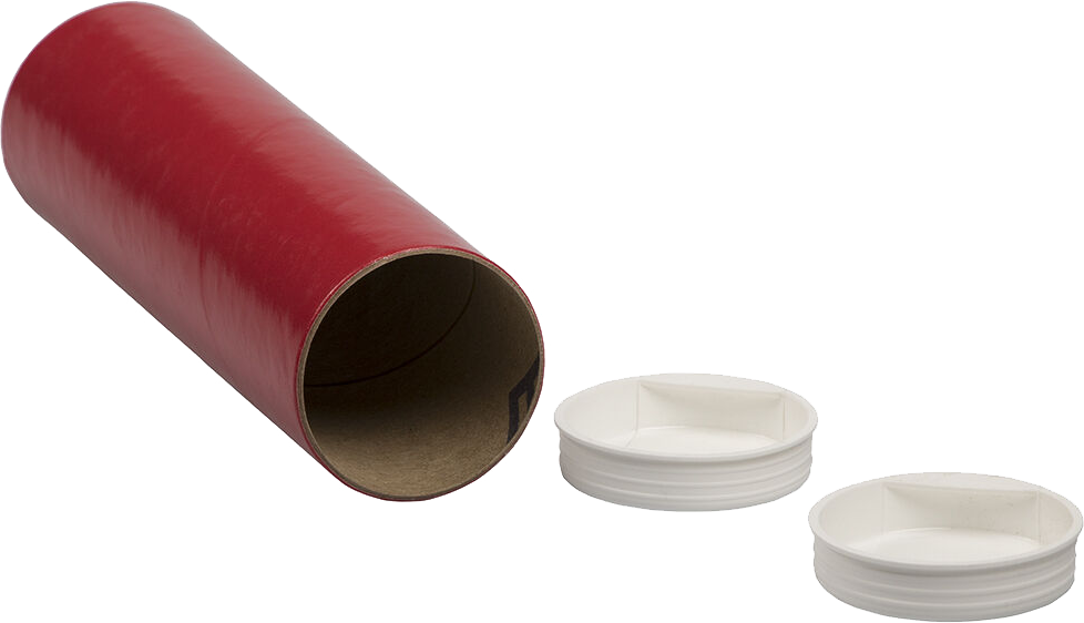 Red 2 x 6 Mailing Tubes