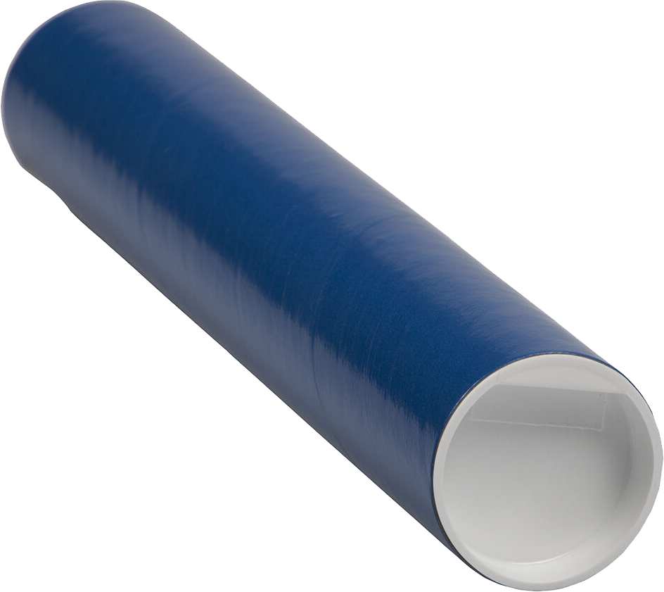 Blue 2 x 12 Mailing Tubes