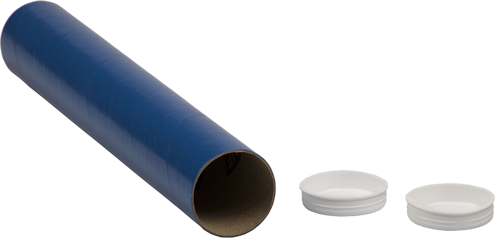 Blue 2 x 12 Mailing Tubes
