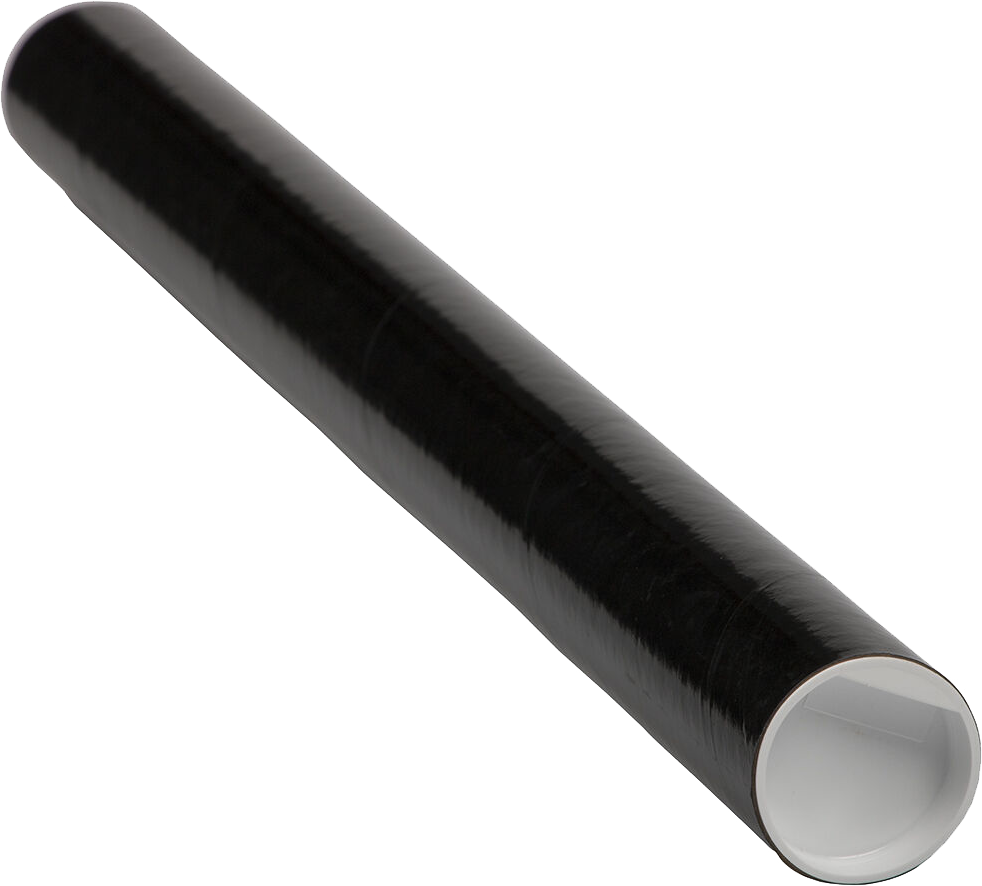 Black 2 x 24 Mailing Tubes