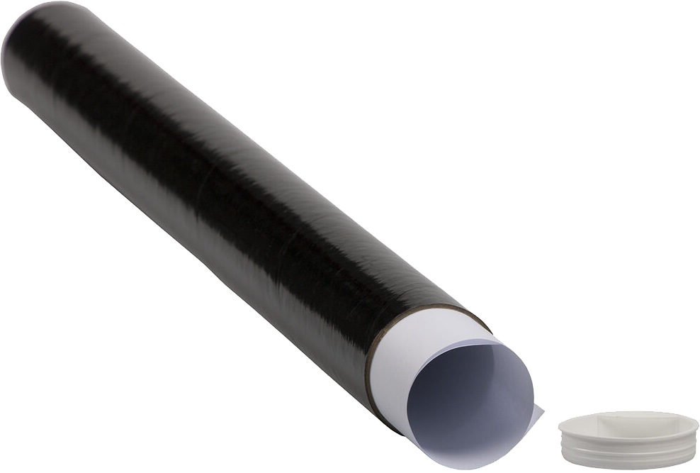 Black 2 x 24 Mailing Tubes