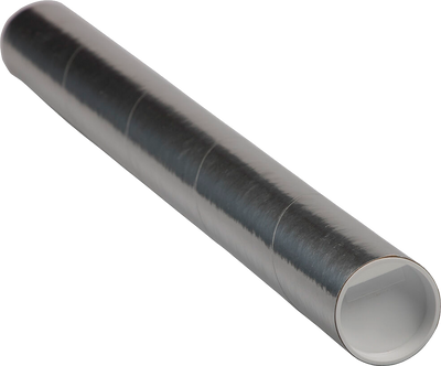 Silver 2 x 24 Mailing Tubes