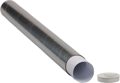 Silver 2 x 24 Mailing Tubes