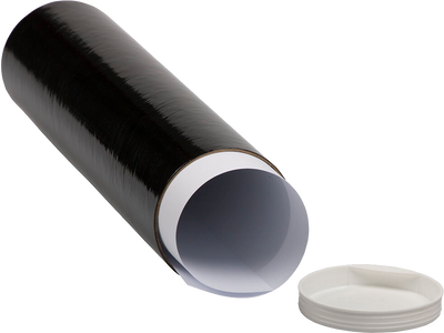 Black 3 x 12 Mailing Tube