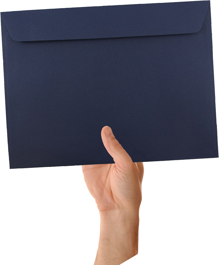 Navy Blue 32lb 9 x 12 Booklet Envelopes