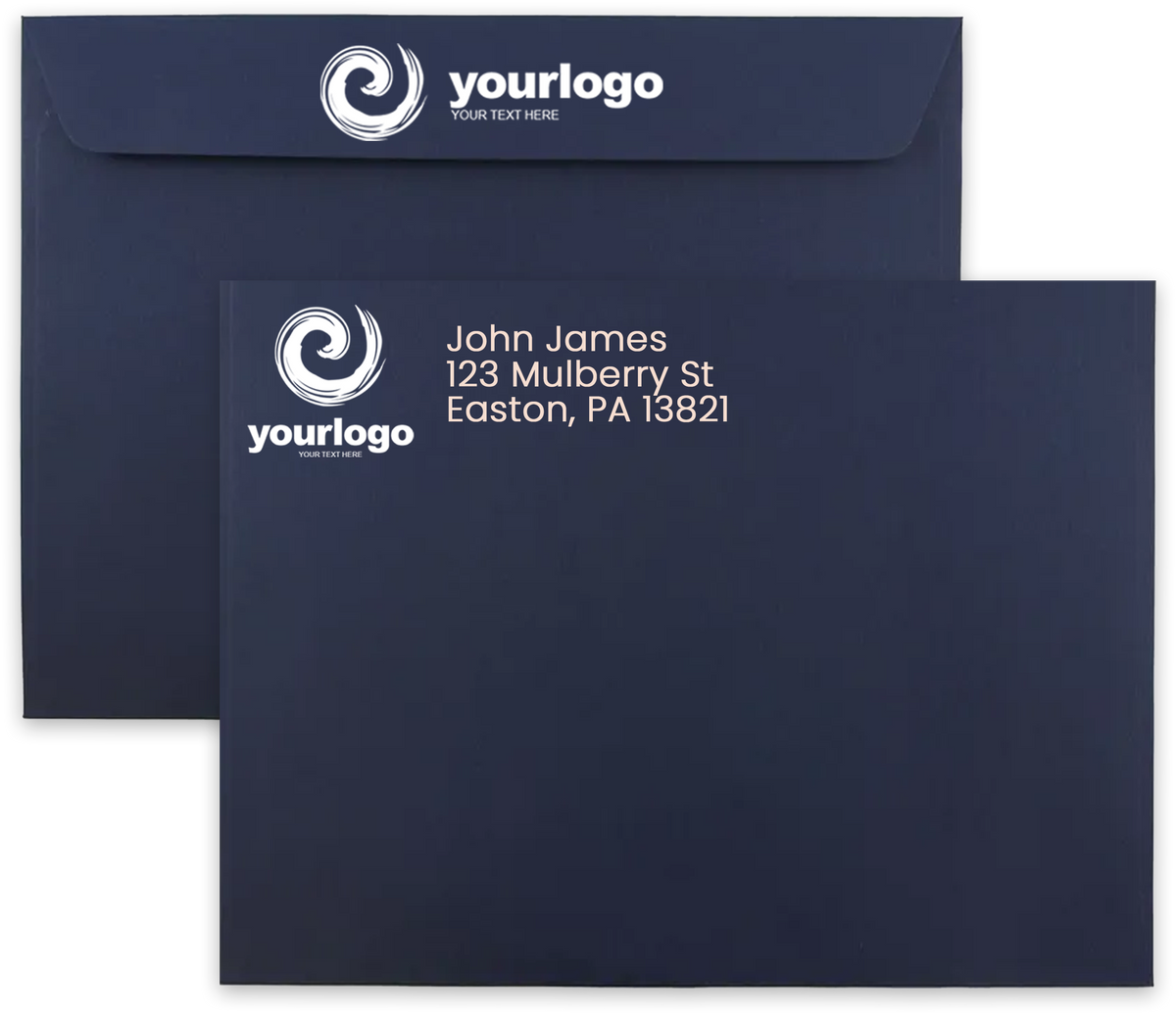 Navy Blue 32lb 9 x 12 Booklet Envelopes