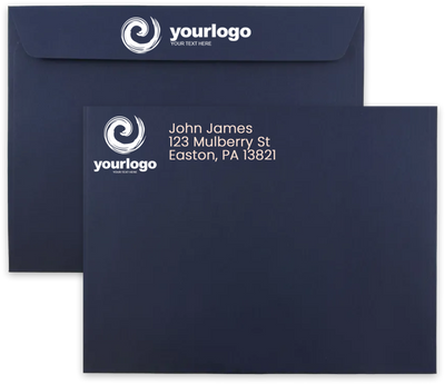 Navy Blue 32lb 9 x 12 Booklet Envelopes