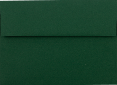 Dark Green 28lb A7 Invitation Envelopes (5 1/4 x 7 1/4)