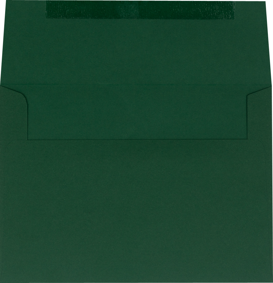 Dark Green 28lb A7 Invitation Envelopes (5 1/4 x 7 1/4)