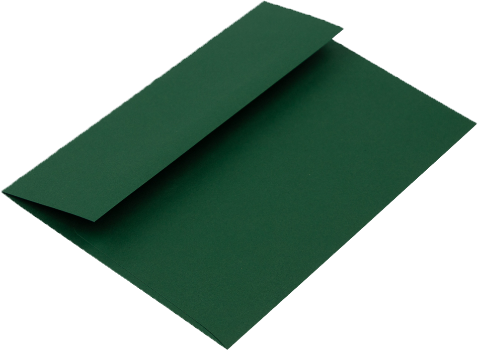 Dark Green 28lb A7 Invitation Envelopes (5 1/4 x 7 1/4)