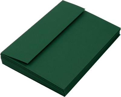 Dark Green 28lb A7 Invitation Envelopes (5 1/4 x 7 1/4)