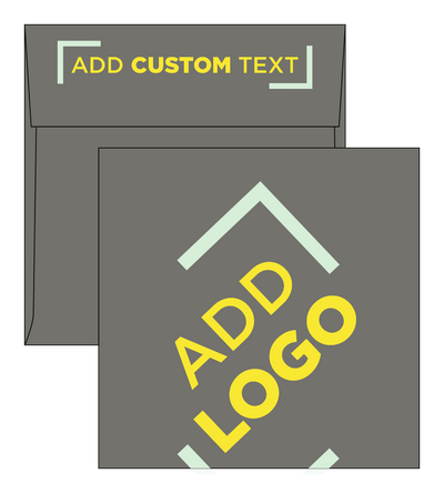 Dark Smoke Gray 28lb 6 1/2 x 6 1/2 Square Envelopes