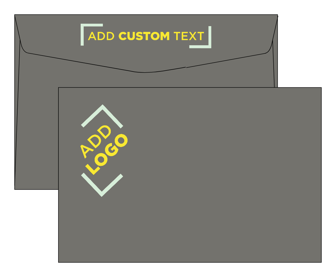 Dark Smoke Gray 28lb 6 x 9 Booklet Envelopes