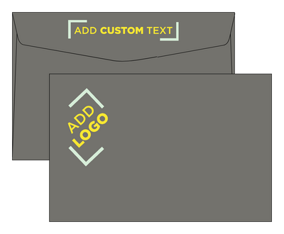 Dark Smoke Gray 28lb 6 x 9 Booklet Envelopes