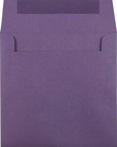 Dark Purple 28lb 7 1/2 x 7 1/2 Square Envelopes