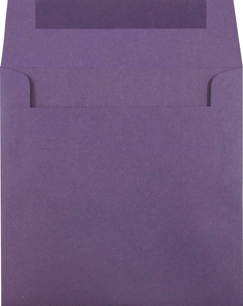 Dark Purple 28lb 7 1/2 x 7 1/2 Square Envelopes