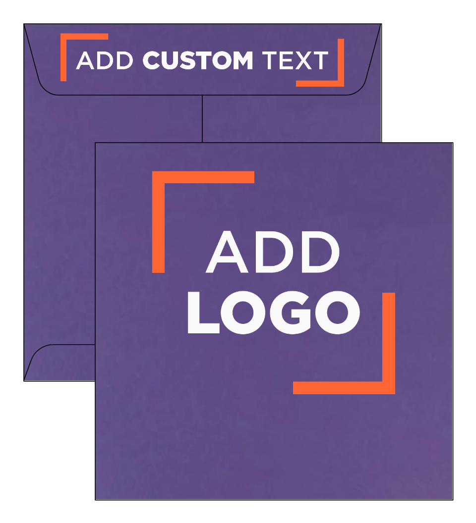 Dark Purple 28lb 7 1/2 x 7 1/2 Square Envelopes