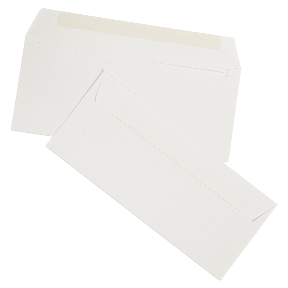 White Machine Insertable 24lb #10 Square Flap Envelopes (4 1/8 x 9 1/2)