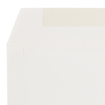 White Machine Insertable 24lb #10 Square Flap Envelopes (4 1/8 x 9 1/2)