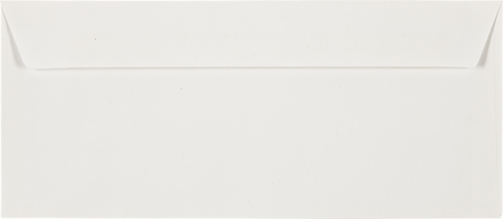 White Machine Insertable 24lb #10 Square Flap Envelopes (4 1/8 x 9 1/2)