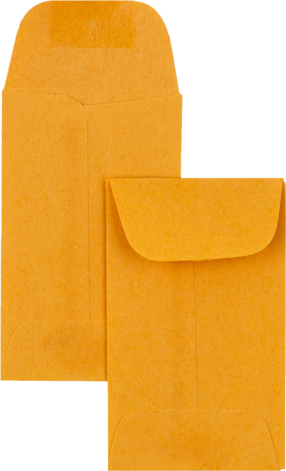 Brown Kraft 24lb #00 Coin Envelopes (1 11/16 x 2 3/4)