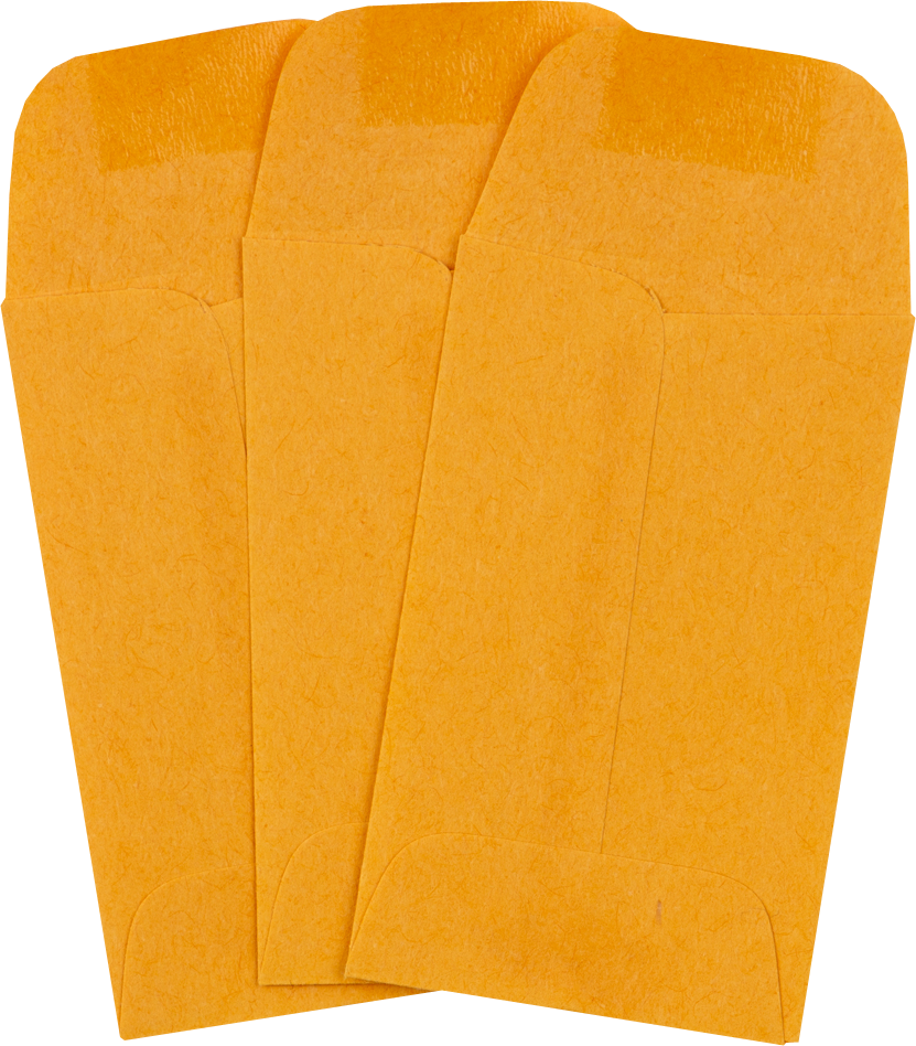 Brown Kraft 24lb #00 Coin Envelopes (1 11/16 x 2 3/4)
