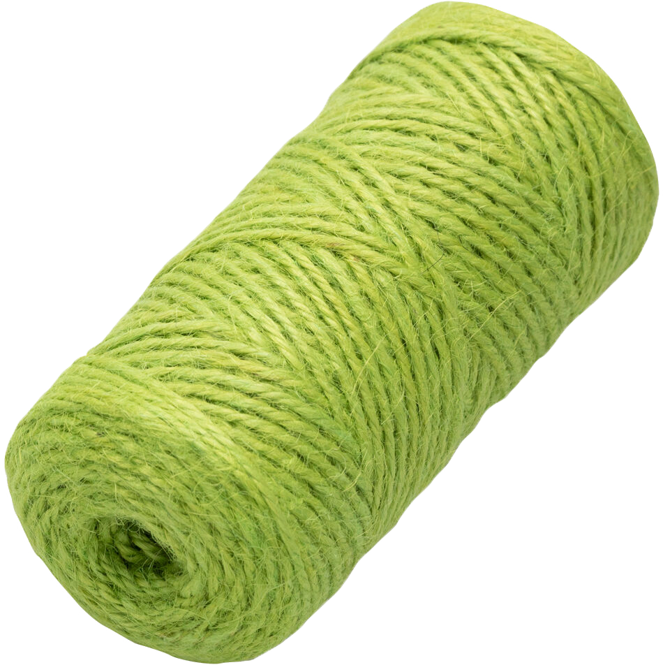 Lime Green 75 Yards Twine Ribbon